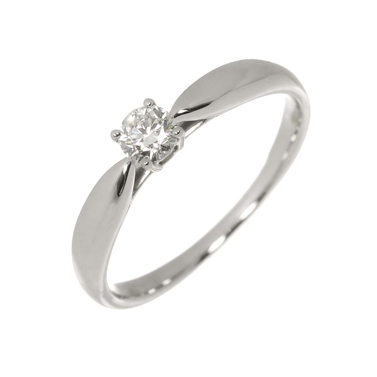 Harmony Diamond 0.19ct Ring Pt Size5.25-5.5(US)
