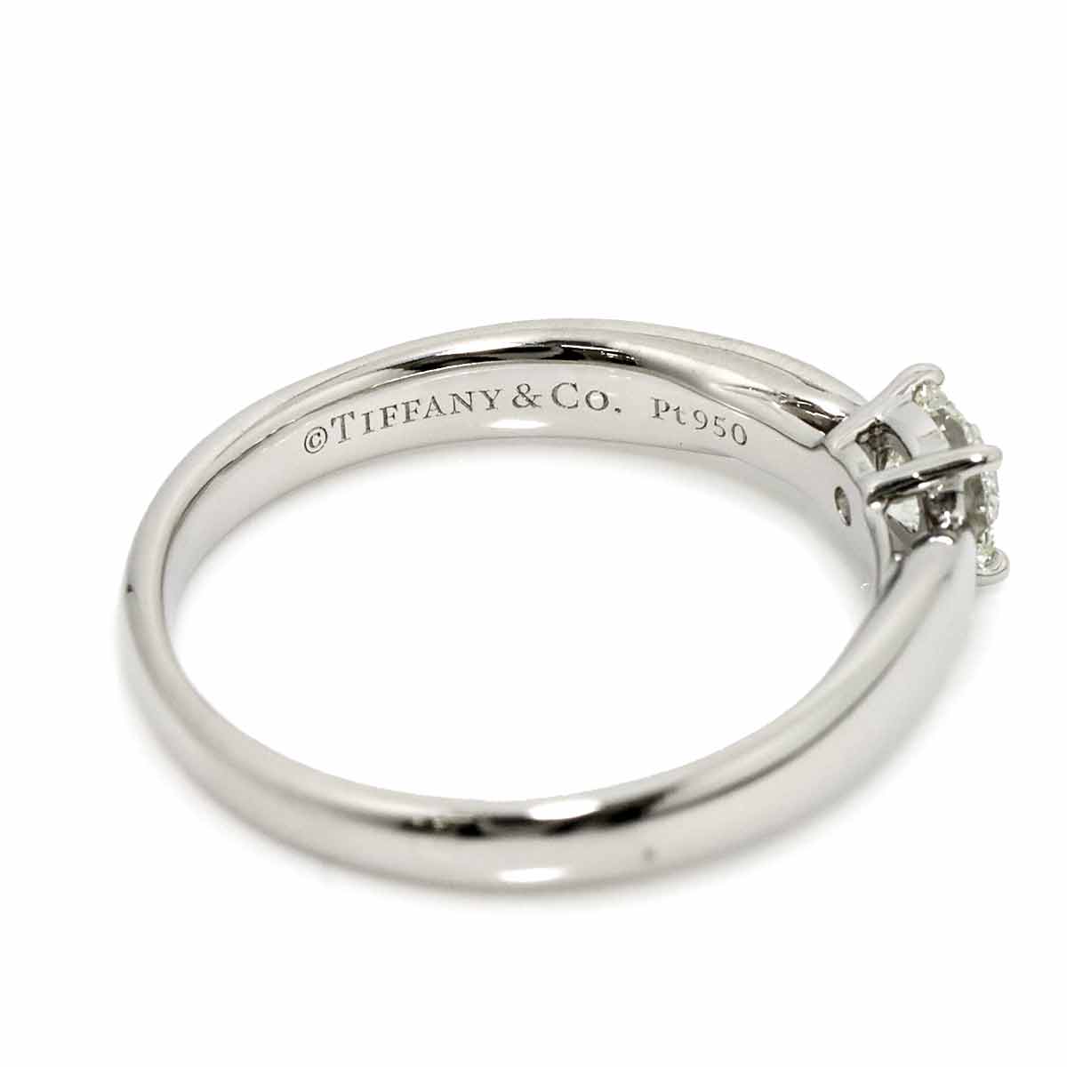 Diamond 0.26ct I/VVS1/3EX Ring Pt Platinum Size4(US)