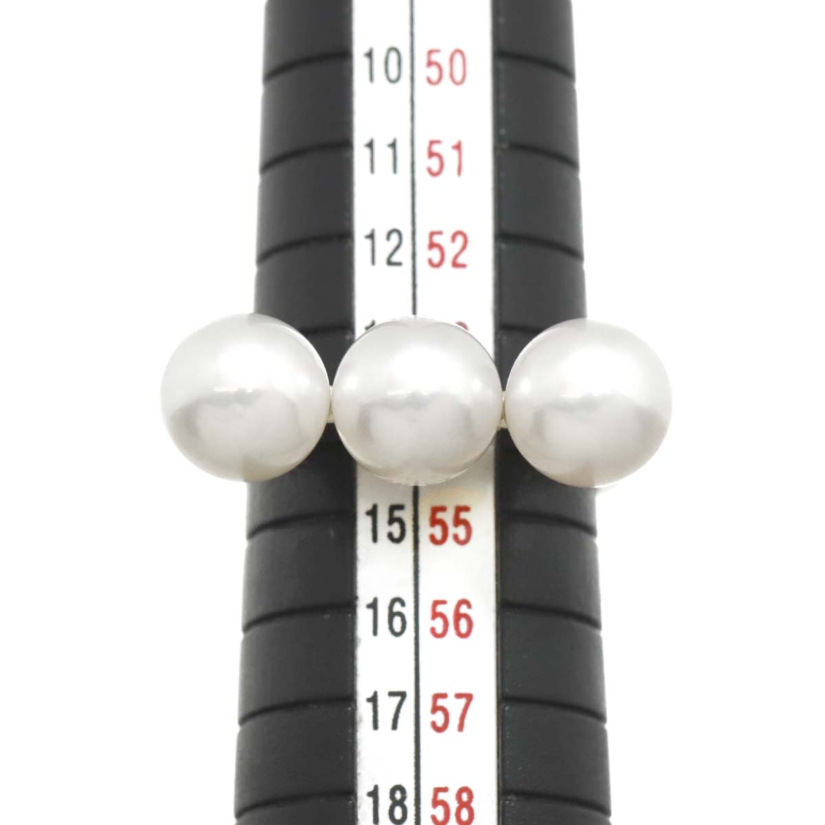 Balance era Akoya Pearl 8.1-8.0mm Ring 18K YG 750 Size6.75(US)