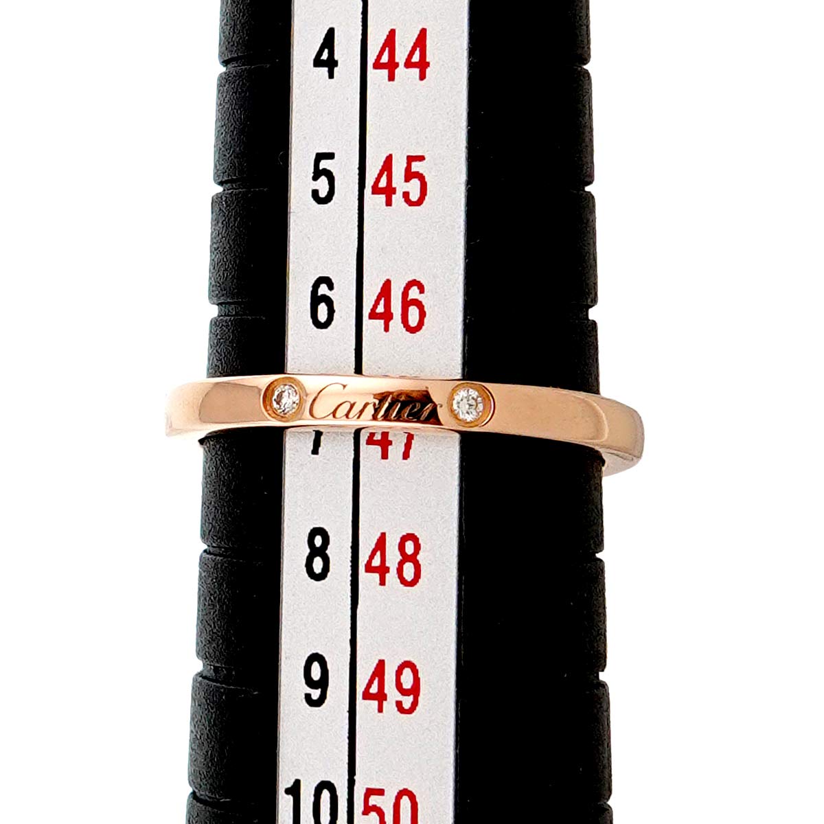 Ballerine Diamond Ring 18K Pink Gold 750 size47 4(US)