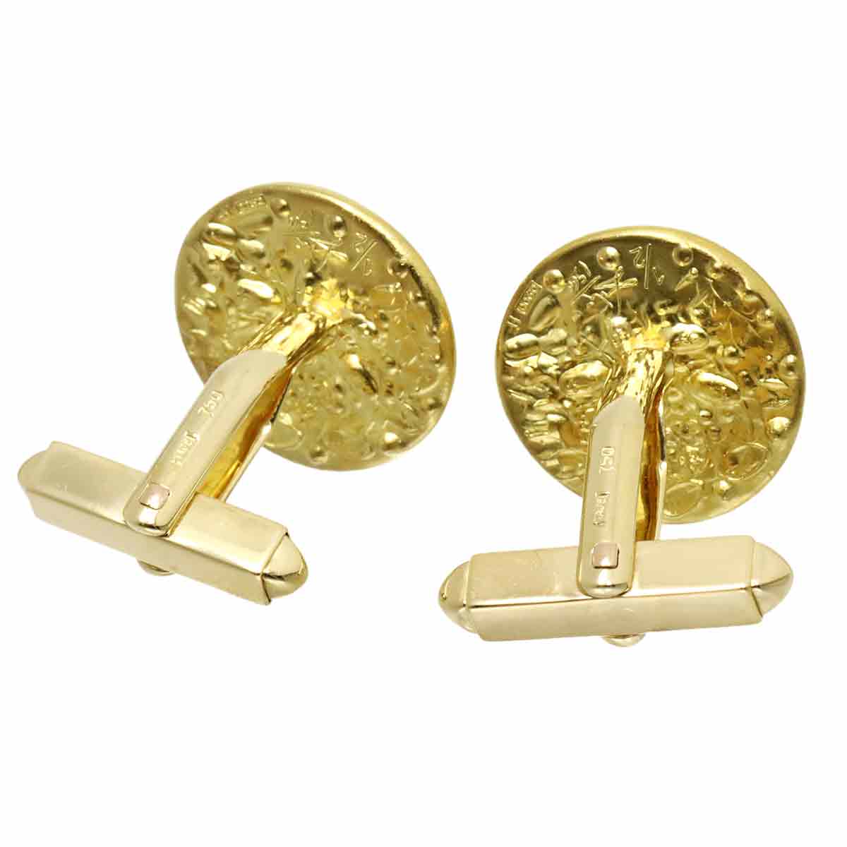 Cuff Links 18K Yellow Gold 750