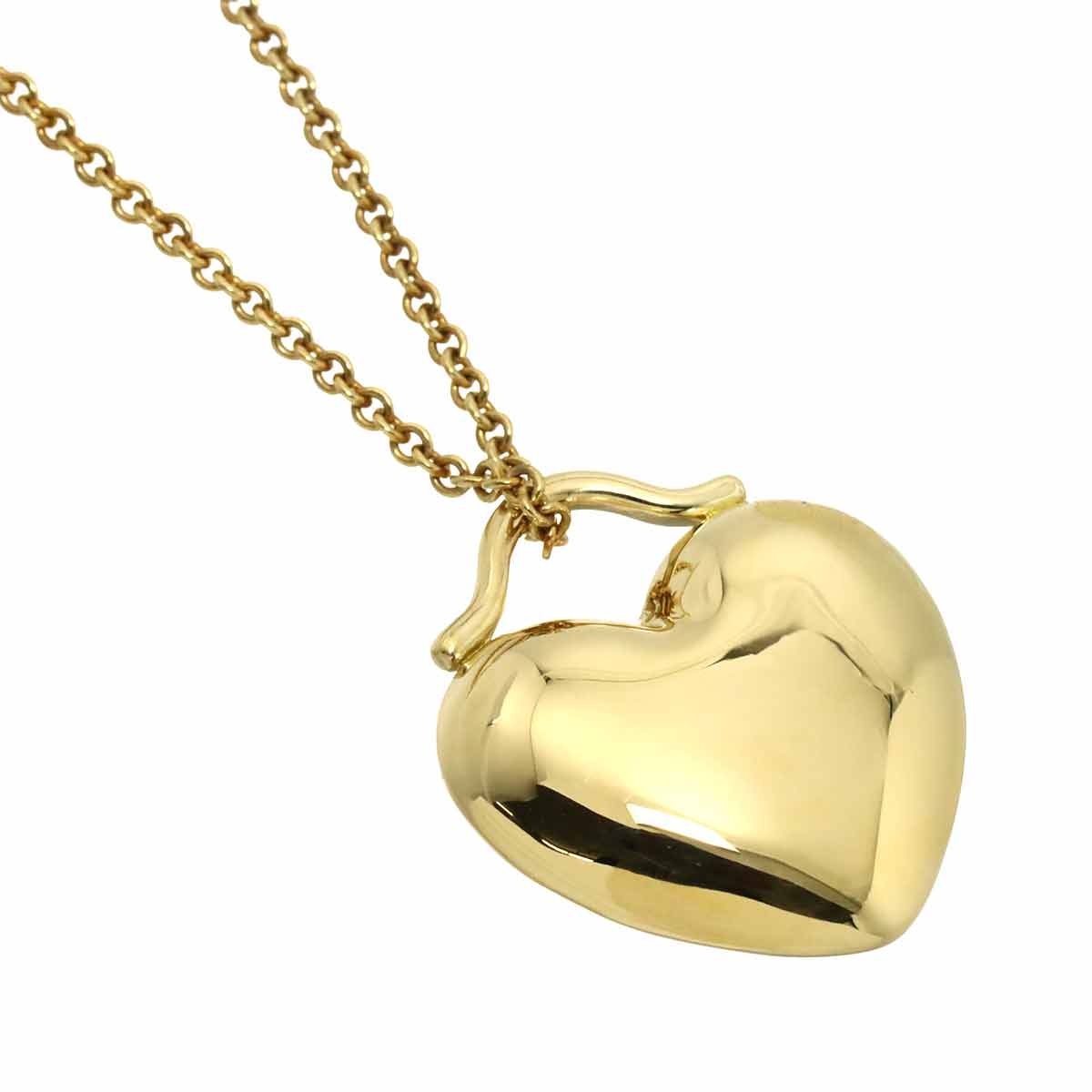 Heart Necklace 18K Yellow Gold 750