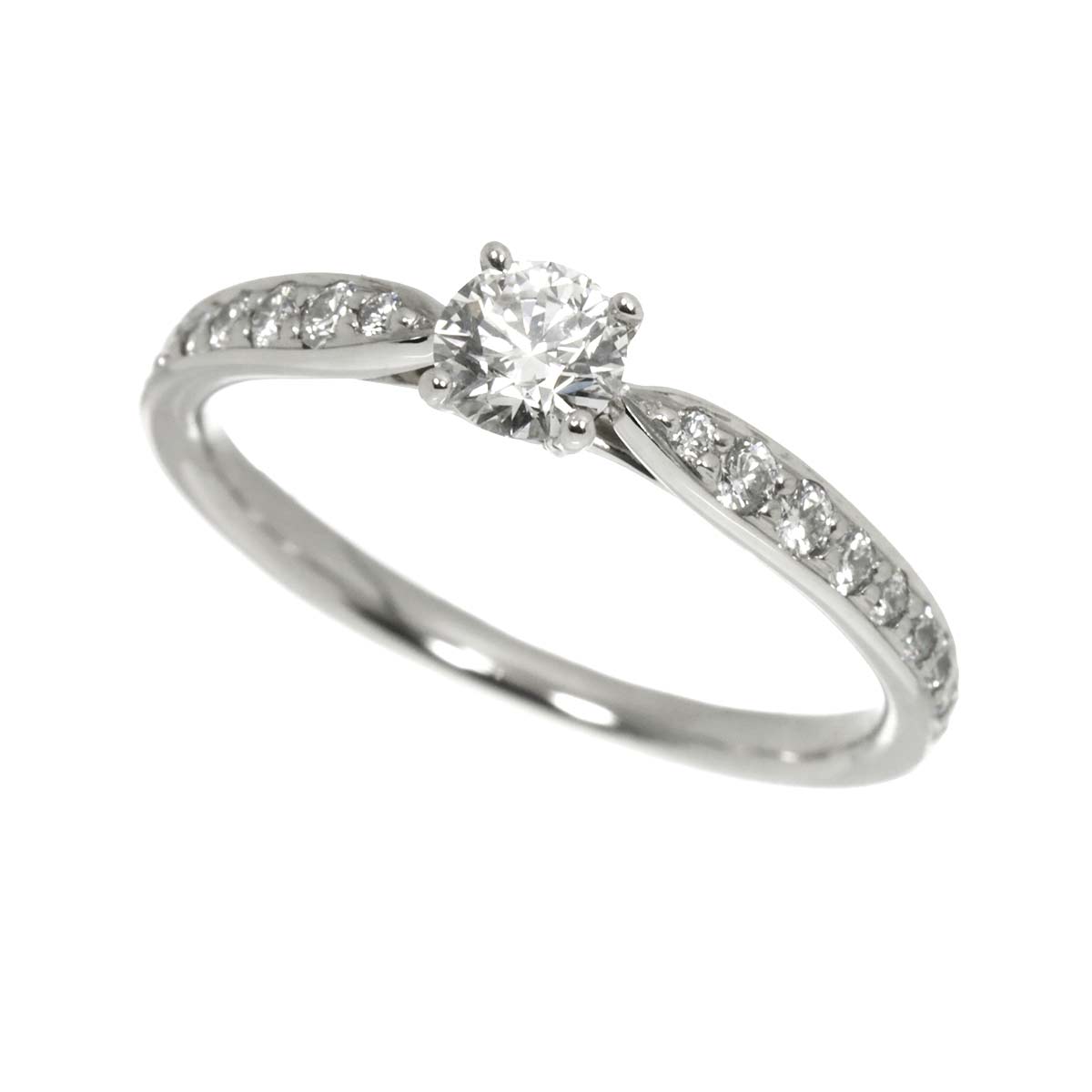 Harmony Diamond 0.26ct Ring Pt Size5.25-5.5(US)