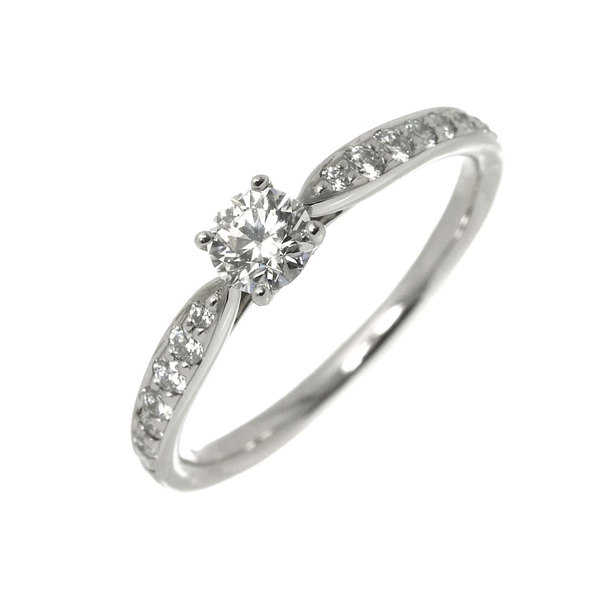 Harmony Diamond 0.26ct Ring Pt Size5.25-5.5(US)
