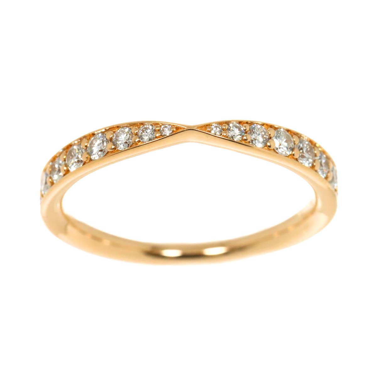 Harmony Diamond Ring 18K PG 750 Size3.75-4(US)