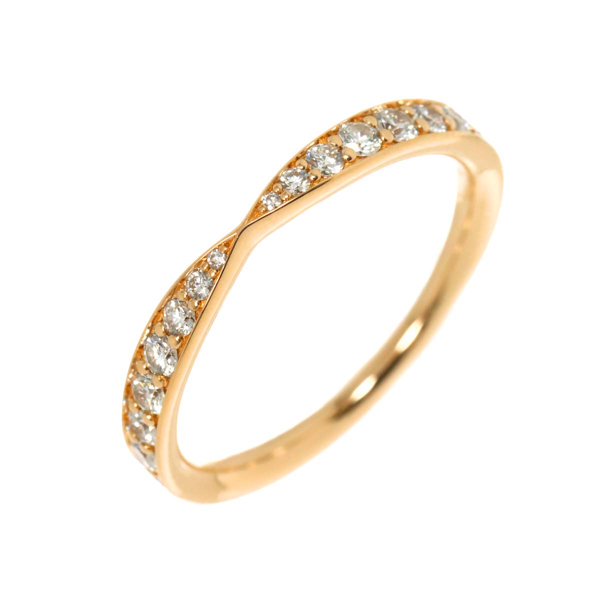 Harmony Diamond Ring 18K PG 750 Size3.75-4(US)