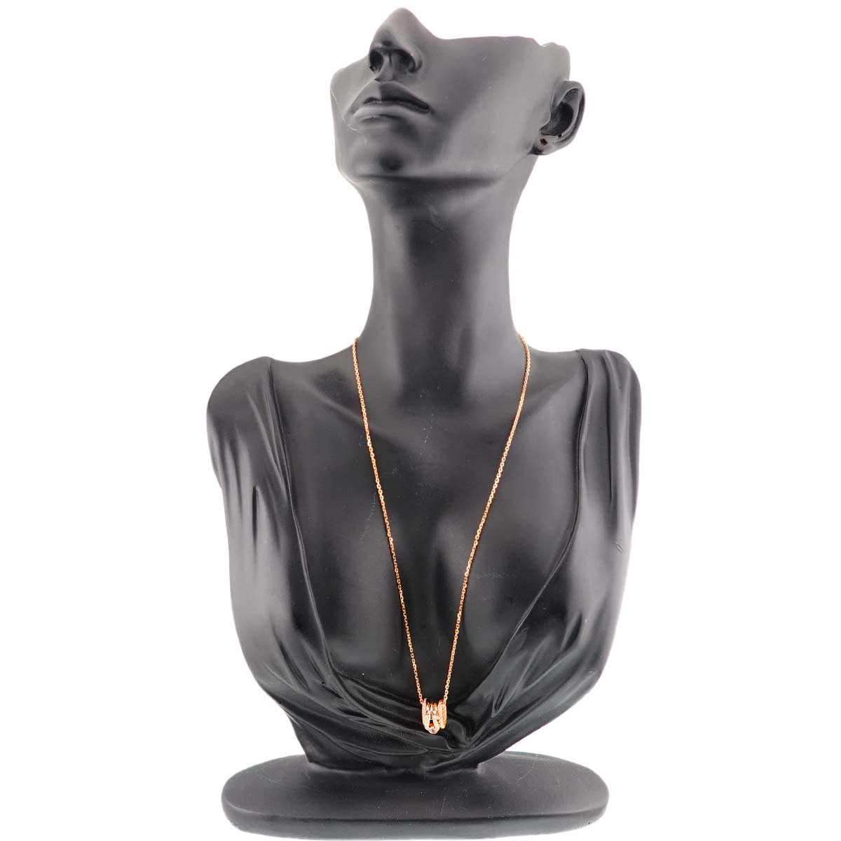 Force10 Diamond Necklace 18K Pink Gold 750