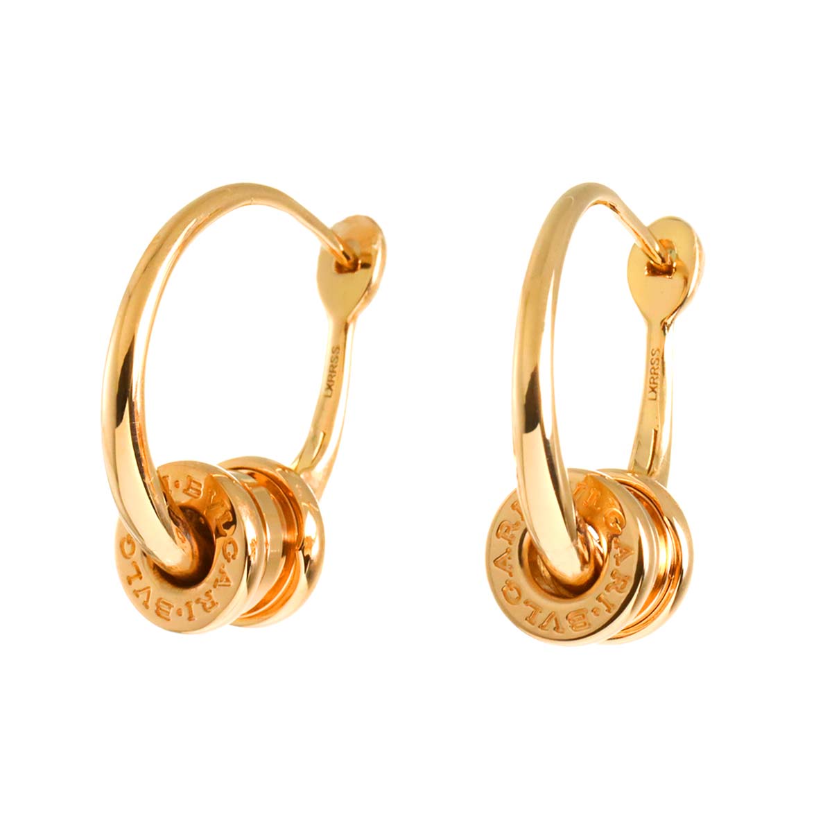 B-ZERO1 Element Earrings Pierced 18K Pink Gold 750