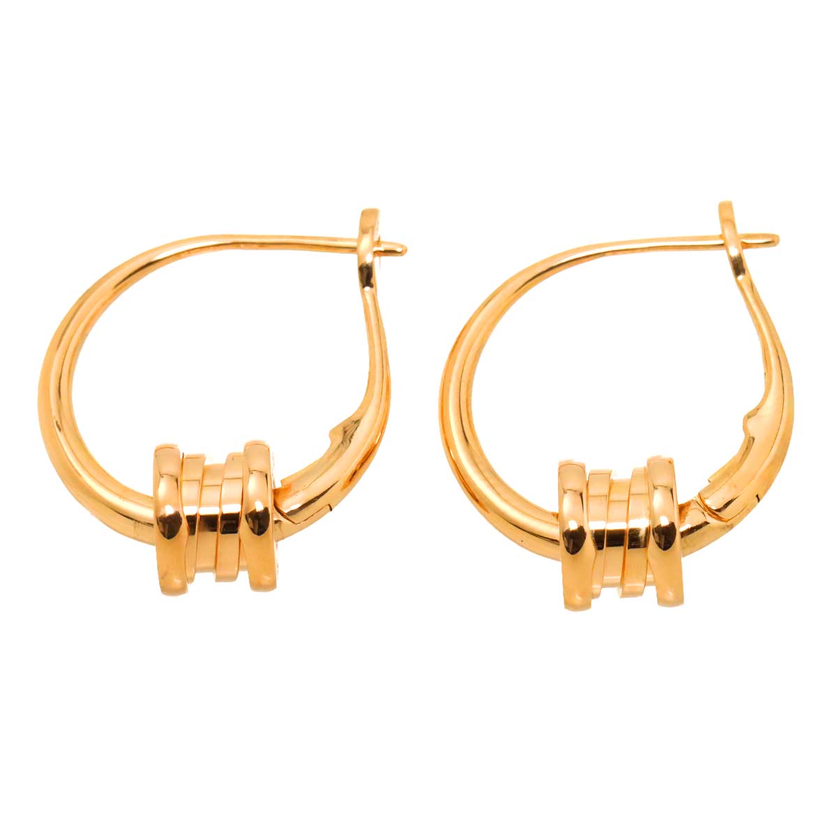 B-ZERO1 Element Earrings Pierced 18K Pink Gold 750