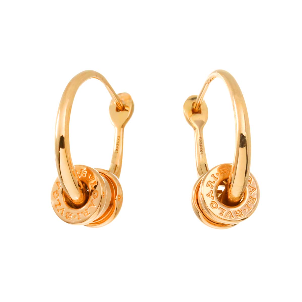 B-ZERO1 Element Earrings Pierced 18K Pink Gold 750