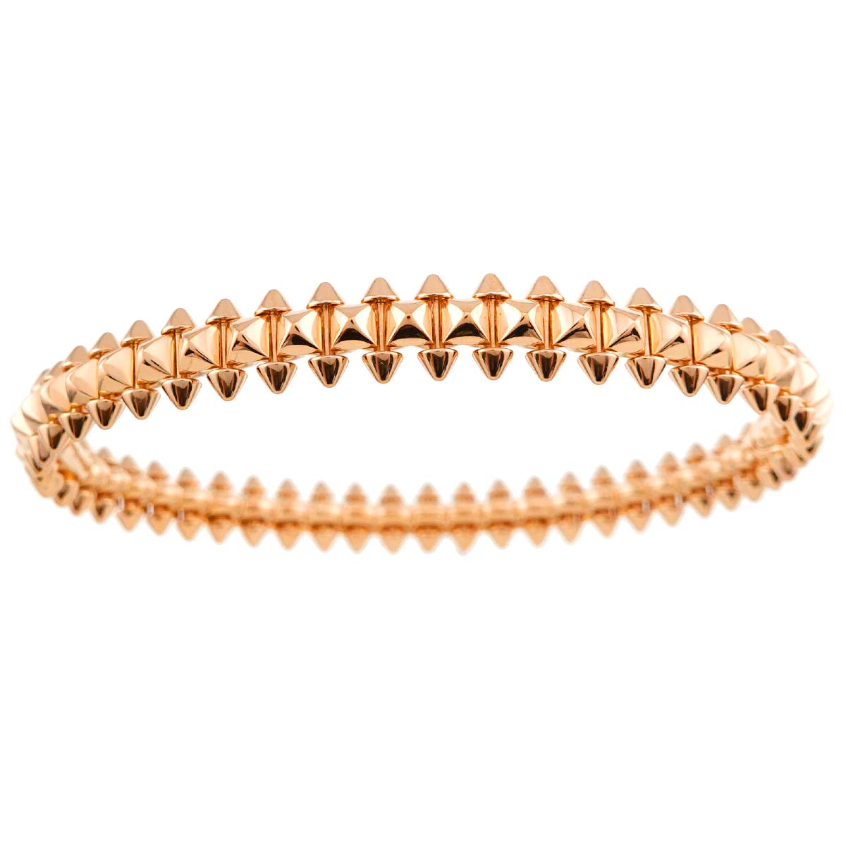 CLASH DE CARTIER MM Bracelet Bangle 18K Pink Gold 750 Size18