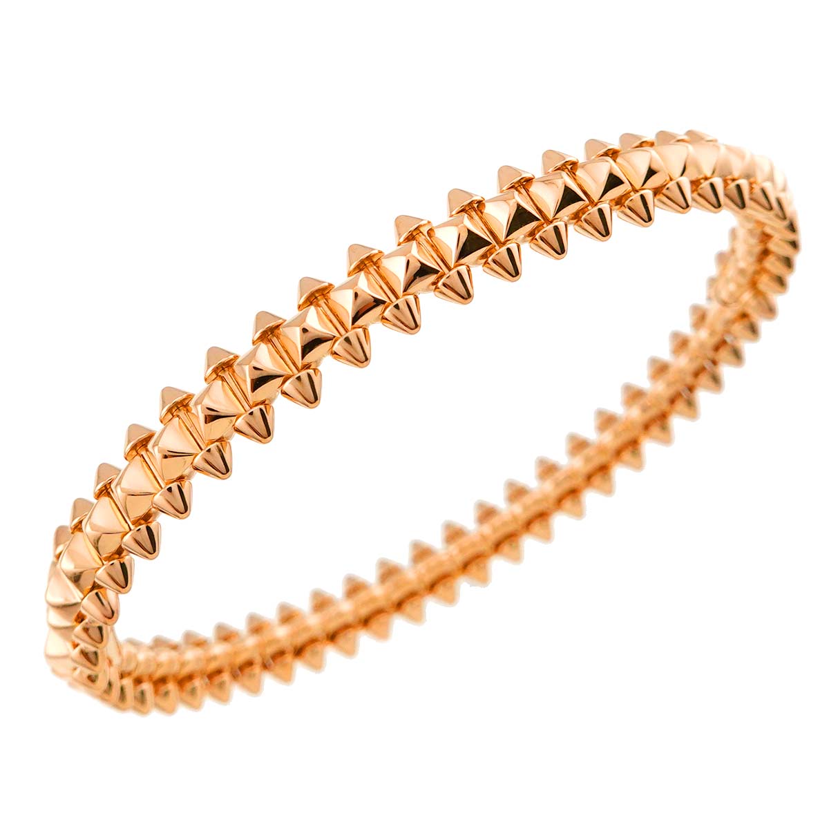CLASH DE CARTIER MM Bracelet Bangle 18K Pink Gold 750 Size18