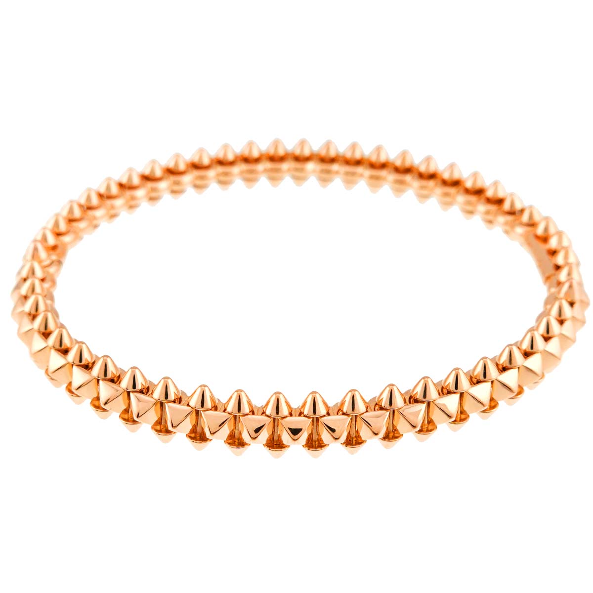 CLASH DE CARTIER MM Bracelet Bangle 18K Pink Gold 750 Size18