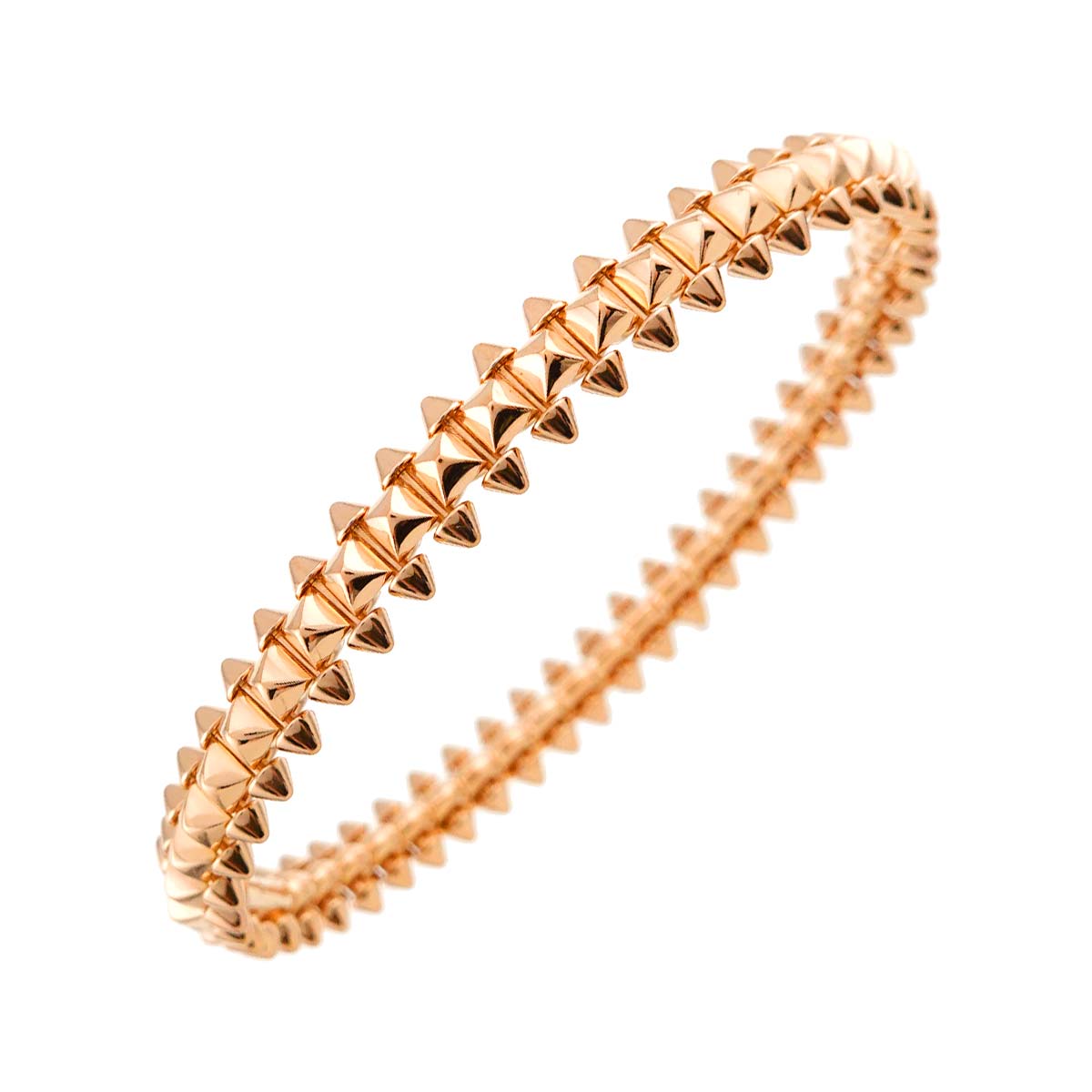 CLASH DE CARTIER MM Bracelet Bangle 18K Pink Gold 750 Size18