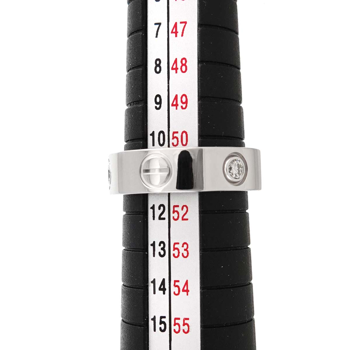 Love Ring Diamond 3P 18K White Gold size51 5.25-5.5(US)