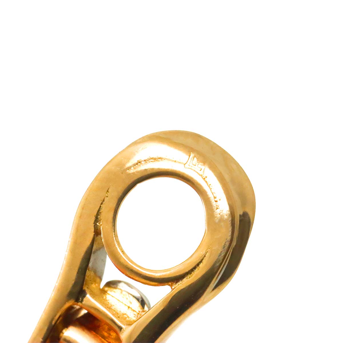 Cartier 2C Trinity Diamond Earrings Clip-on 18K YG PG WG 750