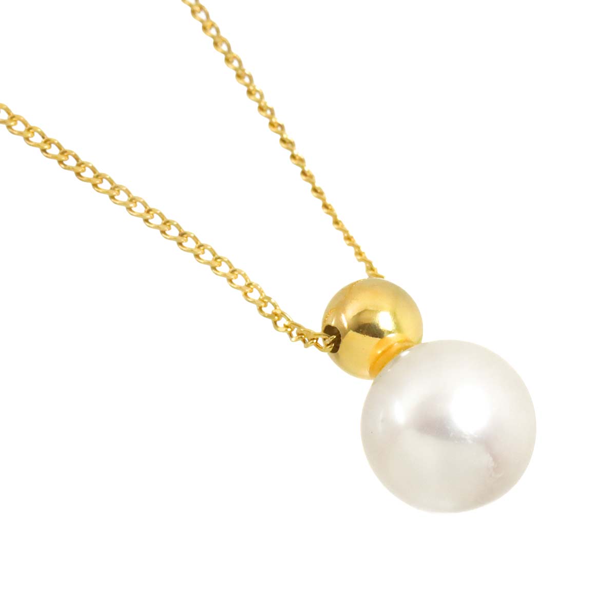 Akoya Pearl 6.8mm Necklace 18K YG 750
