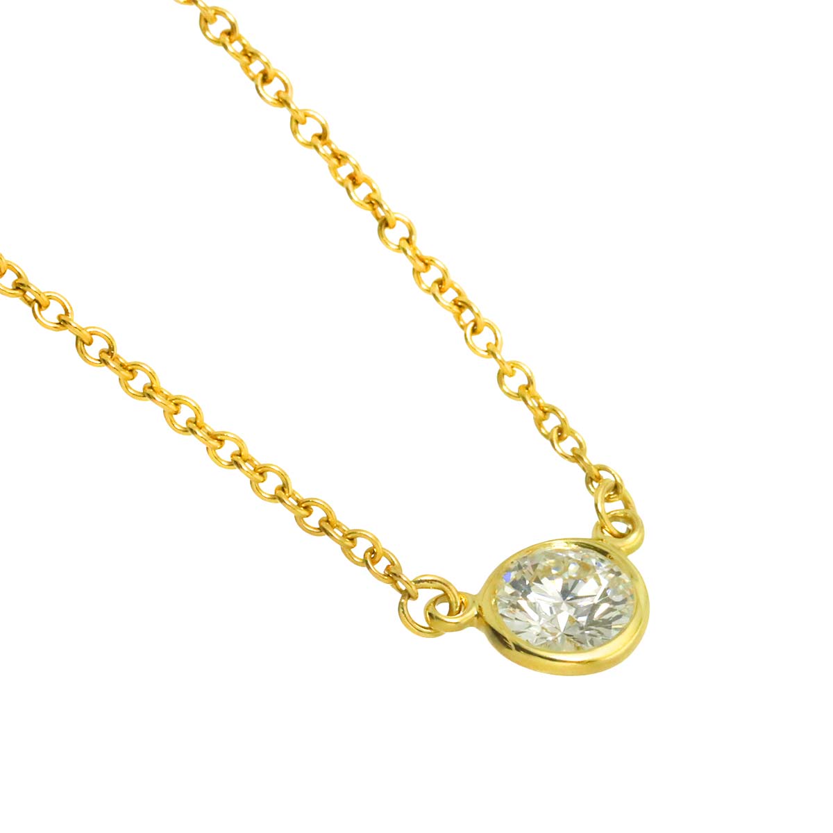 By The Yard Diamond 1P Necklace 18K Yellow Gold 750