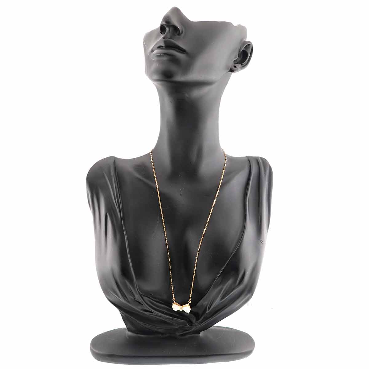 MOP Diamond 0.02ct Necklace 18K YG 750