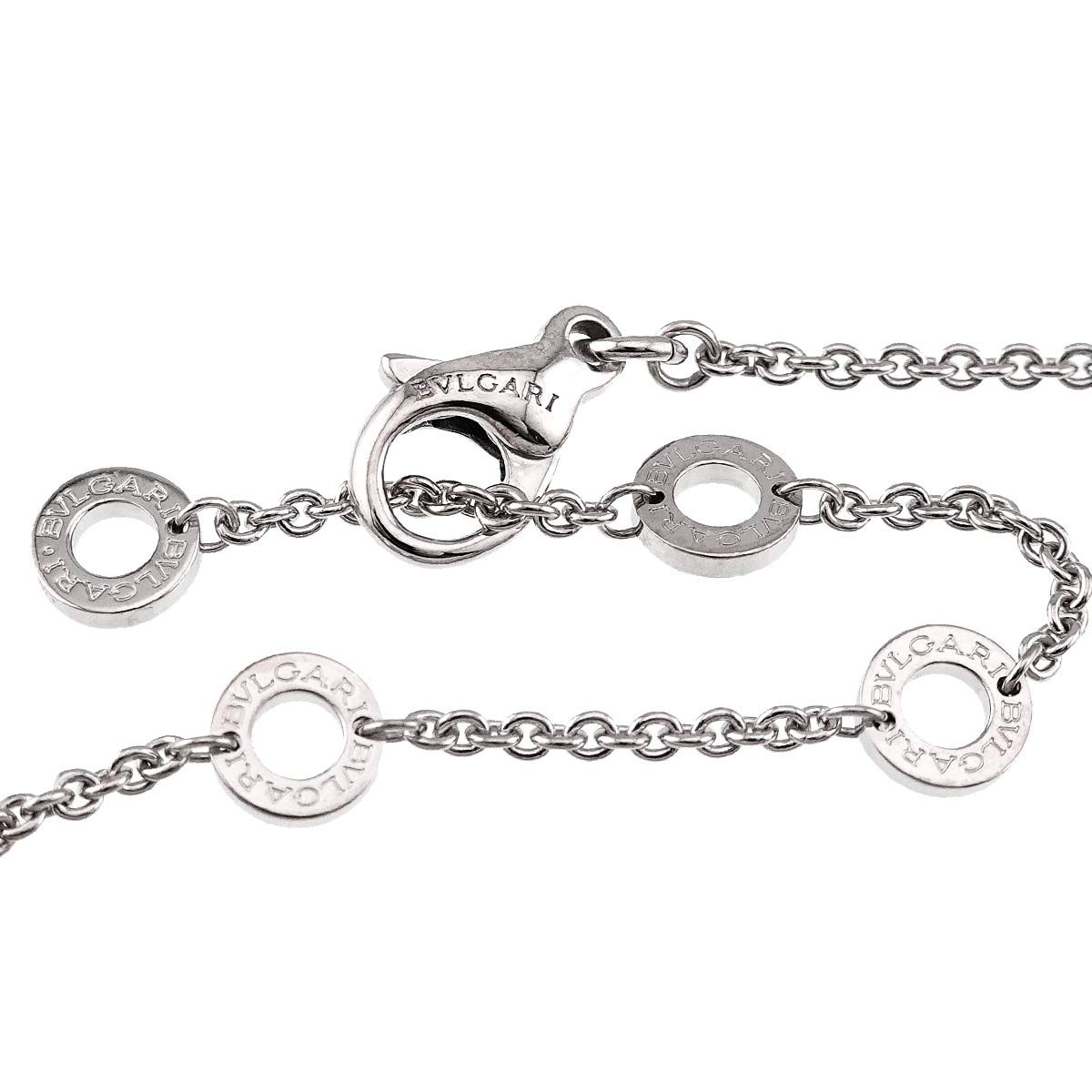 Parentesi Diamond Necklace 18K White Gold 750