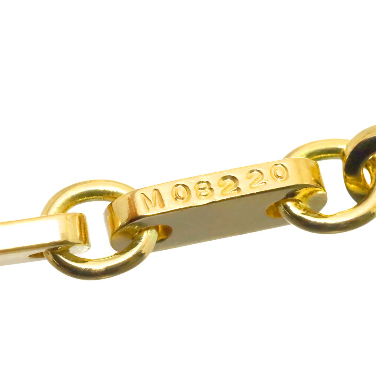 Figaro Necklace 18K YG Yellow Gold 750