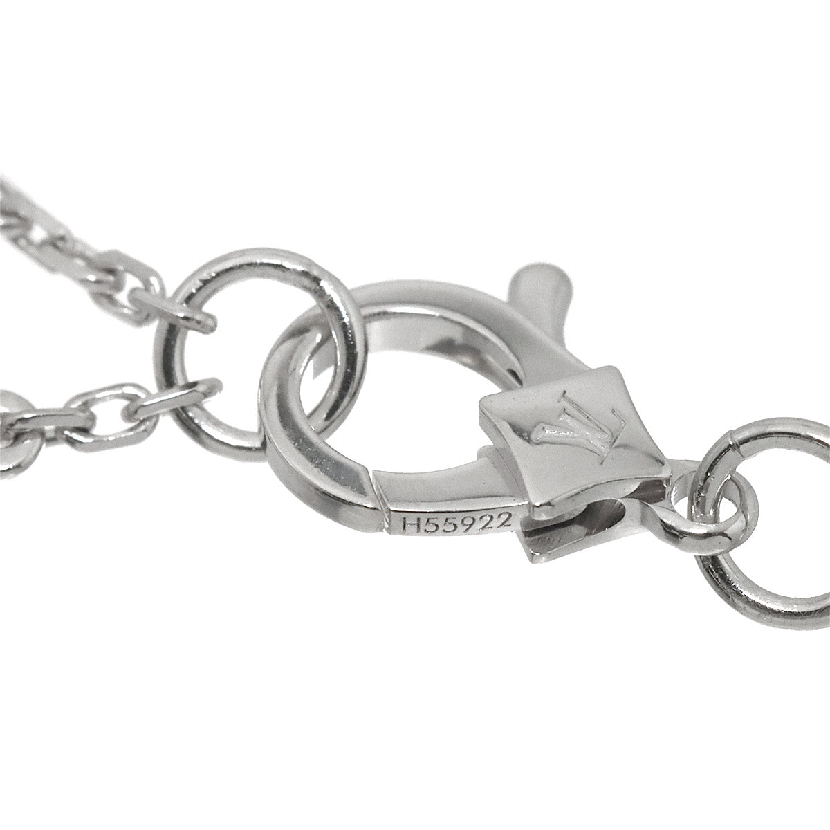 LV Diamond Necklace 18K WG 750