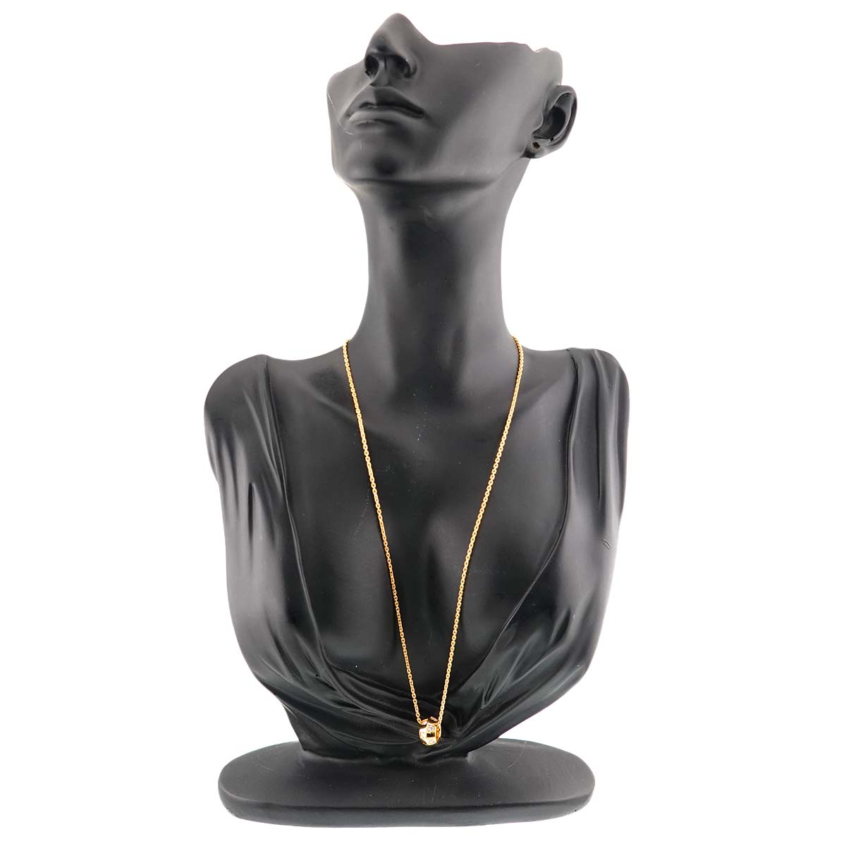 Damier Diamond Necklace 18K YG 750