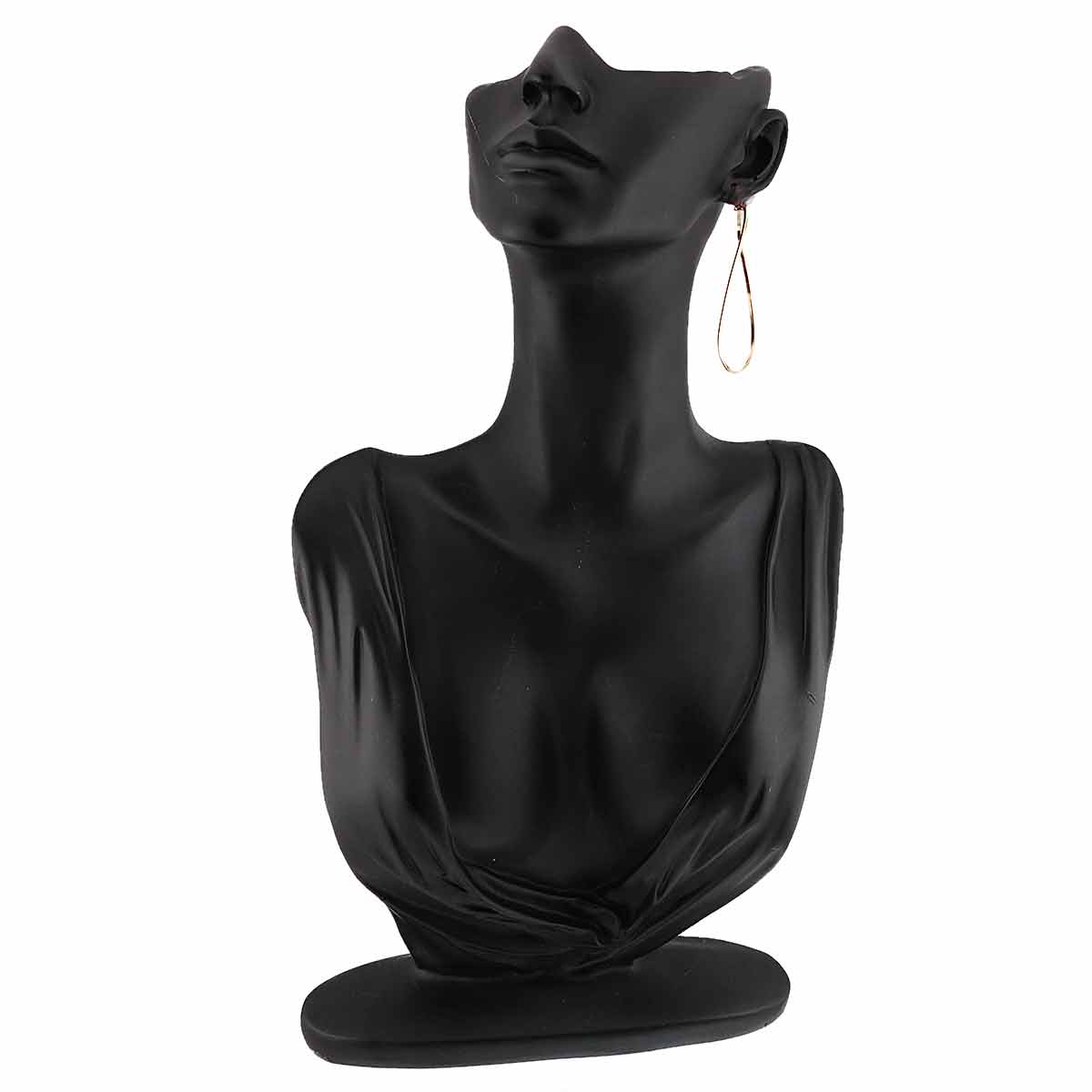 Hoop Earrings Pierced 18K Yellow Gold 750