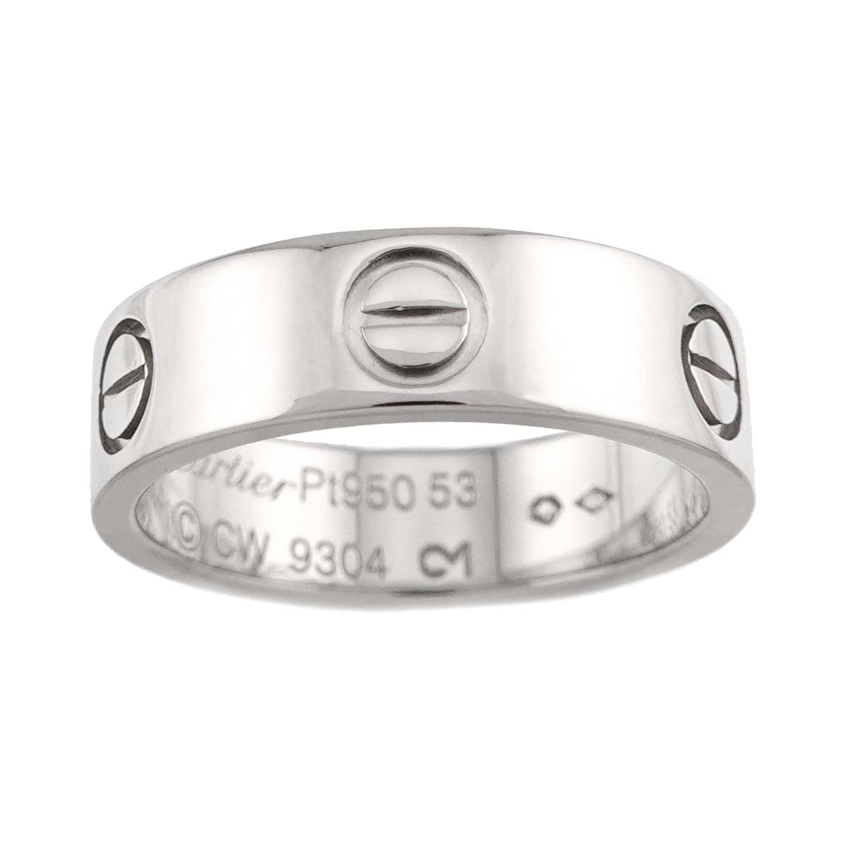 Love Ring Platinum Size53 6(US)