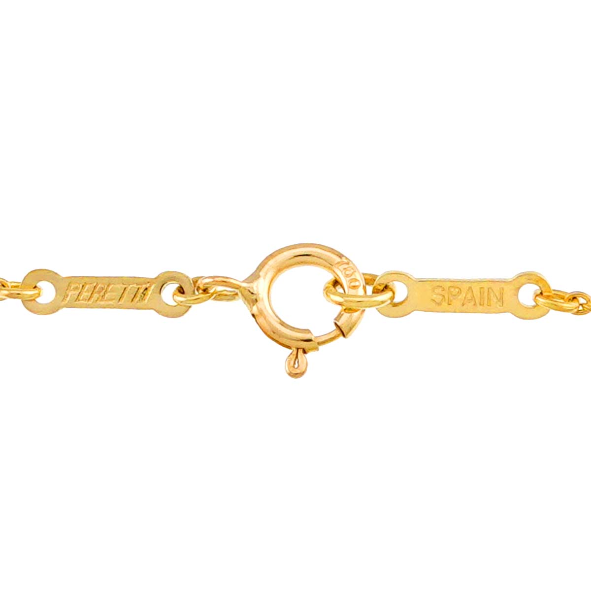 Open Heart Necklace 18K Yellow Gold 750