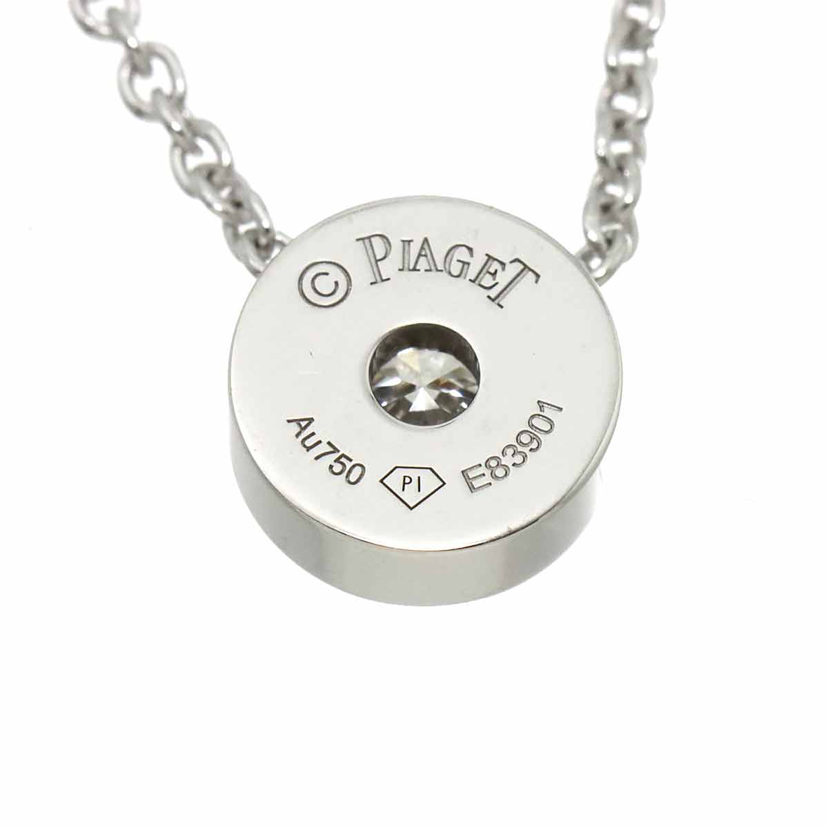 Possession Diamond Necklace 18K White Gold 750