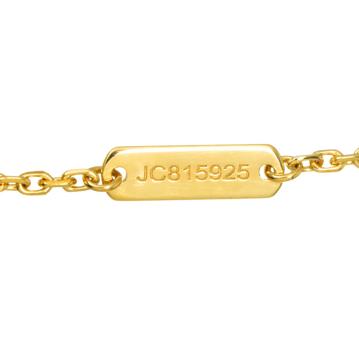 Vintage Alhambra Necklace 18K Yellow Gold 750