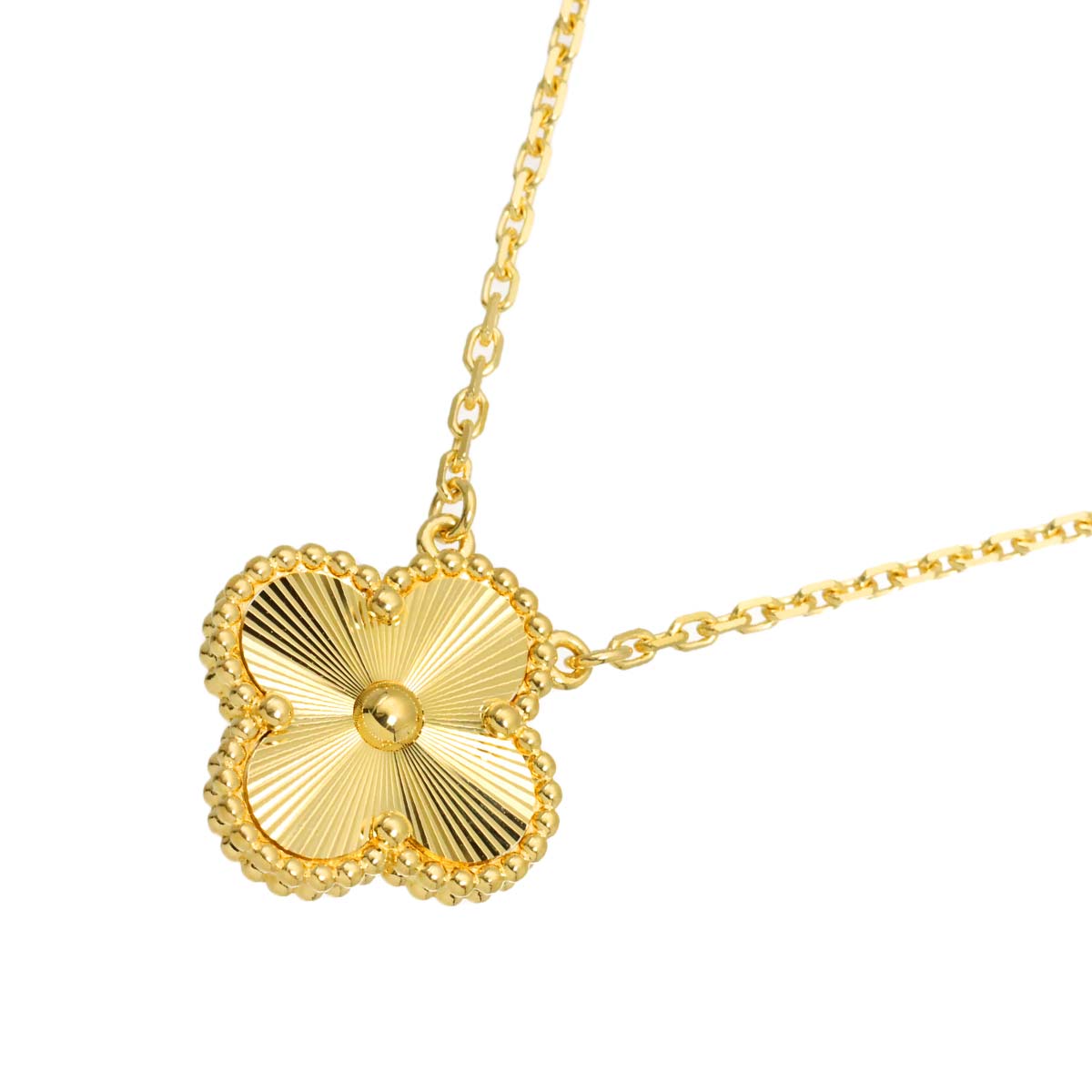 Vintage Alhambra Necklace 18K Yellow Gold 750