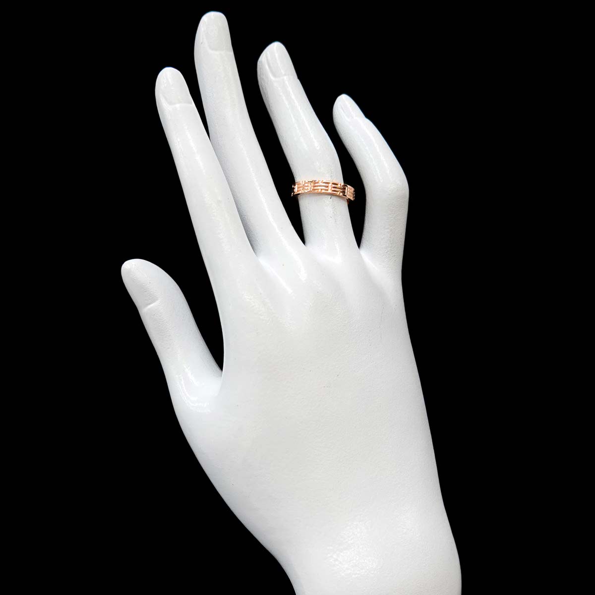 Ring 18K Pink Gold 750 Size50 5-5.25(US)