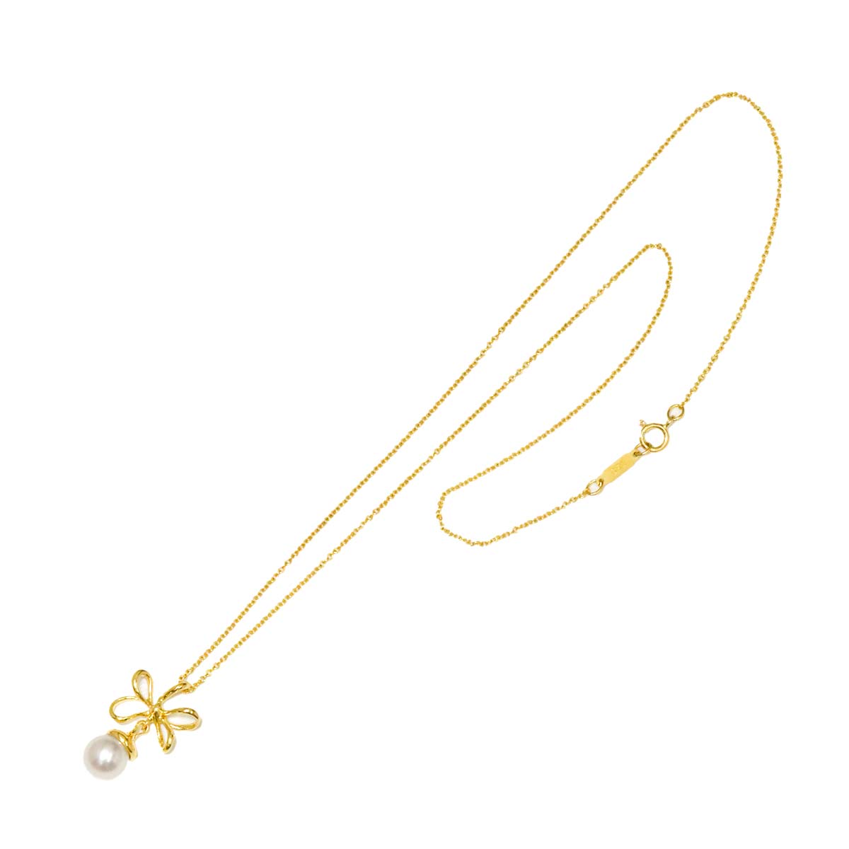 Akoya pearl 7.1mm Necklace 18K YG 750