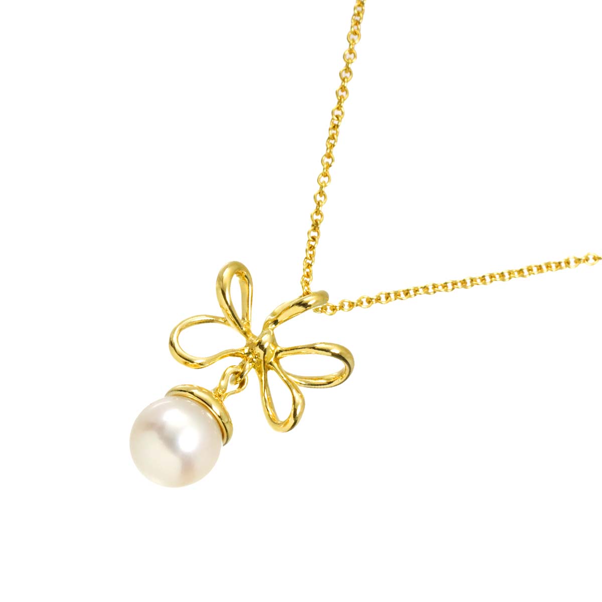 Akoya pearl 7.1mm Necklace 18K YG 750