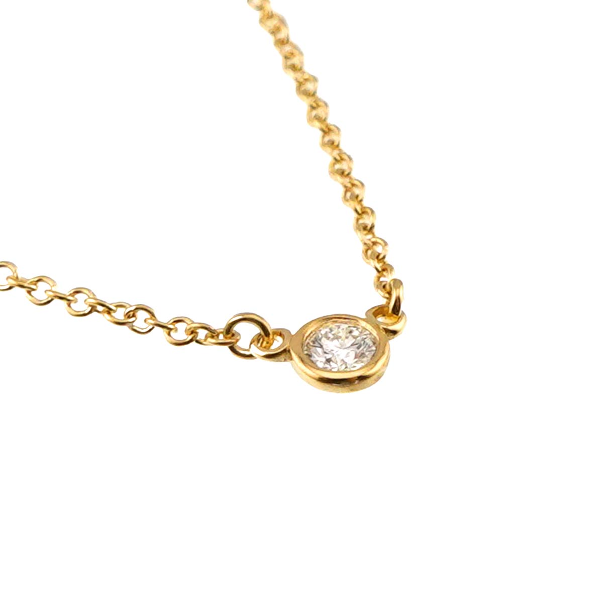 By The Yard Diamond Necklace 18K YG 750