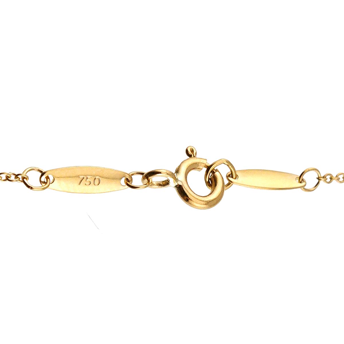 By The Yard Diamond Necklace 18K YG 750