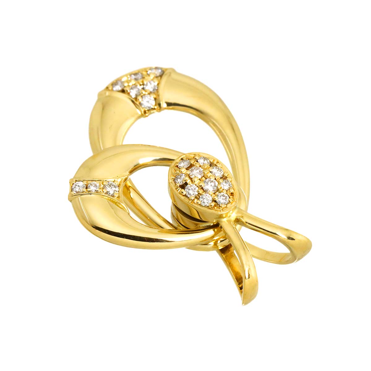 Diamond Pendant Top 18K YG 750