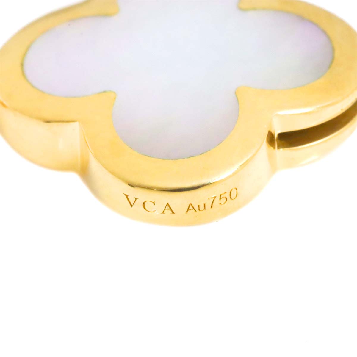 Pure Alhambra 4P MOP Bracelet 18K YG 750