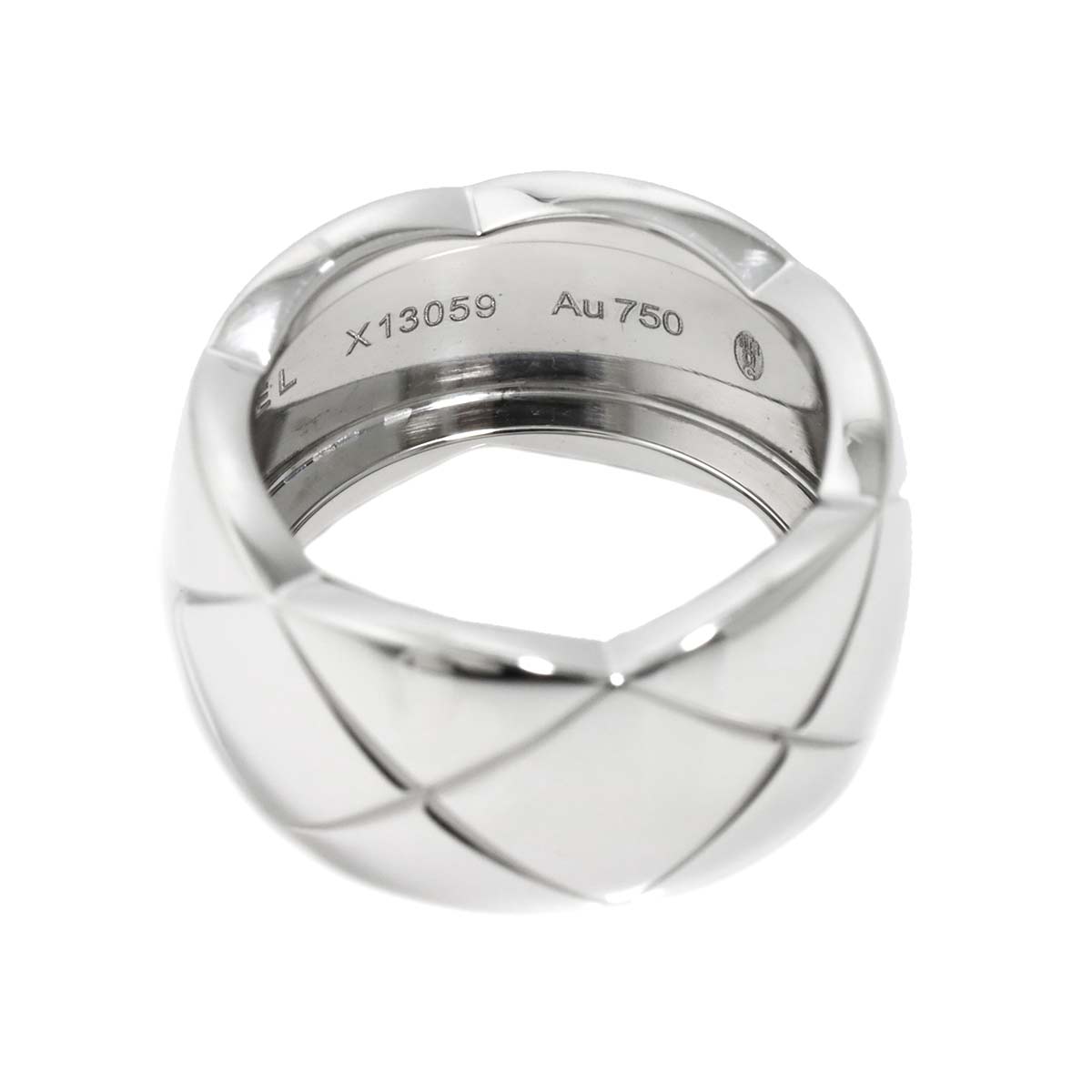 Coco Crush LM Ring 18K WG 750 size52 6(US)