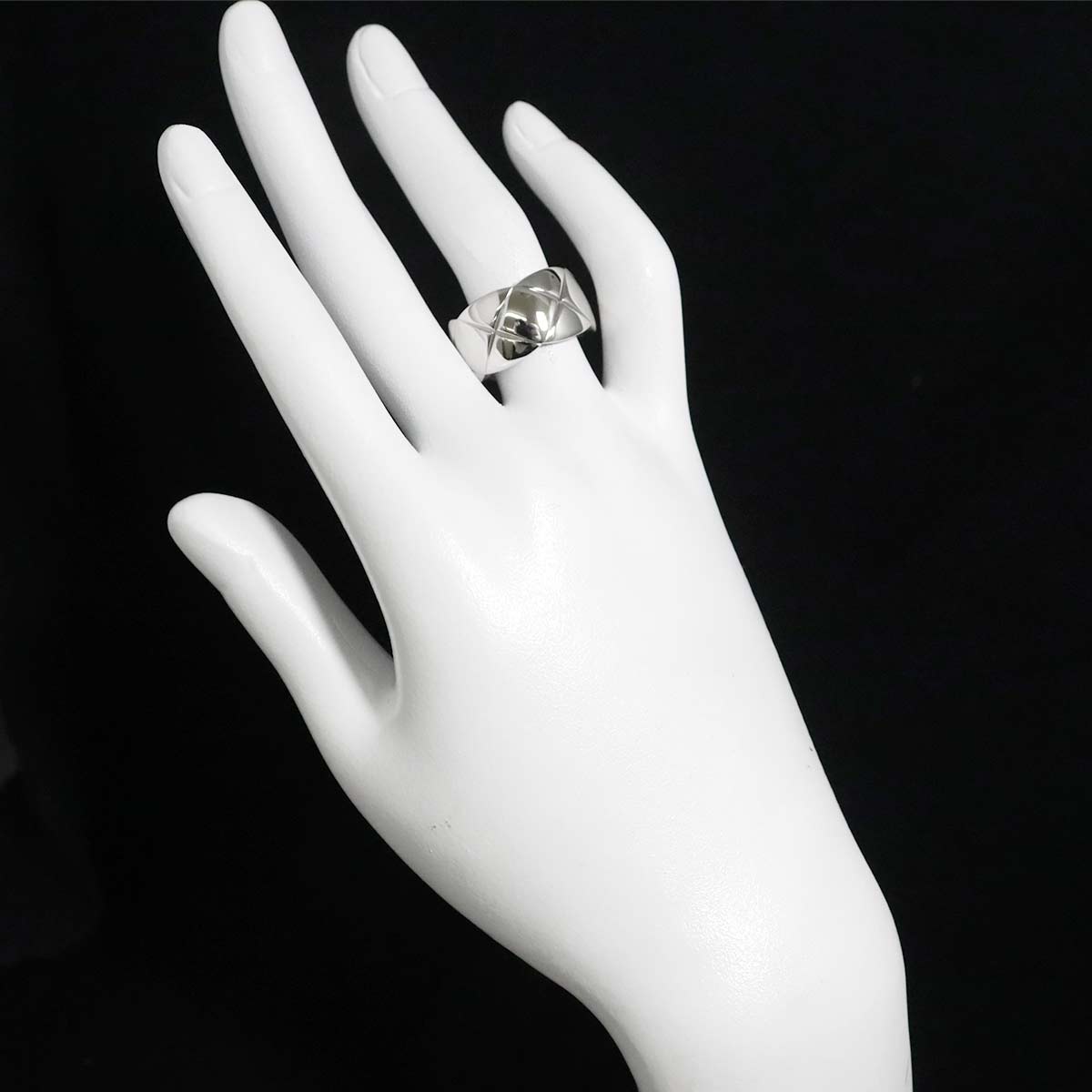 Coco Crush LM Ring 18K WG 750 size52 6(US)