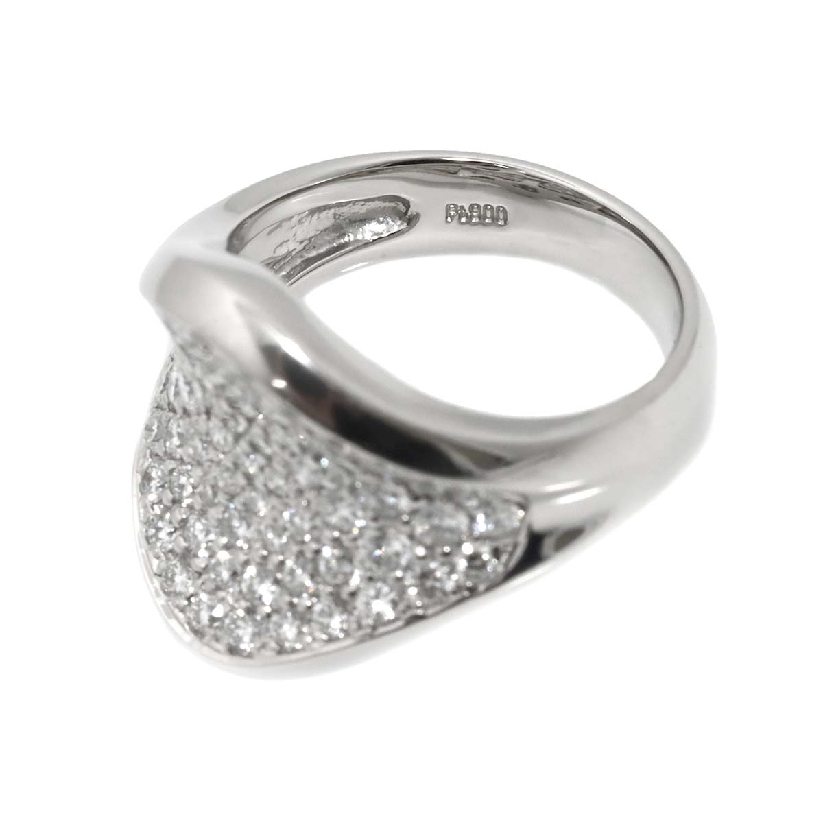 Diamond 1.54ct Ring Pt Platinum size6-6.25(US)