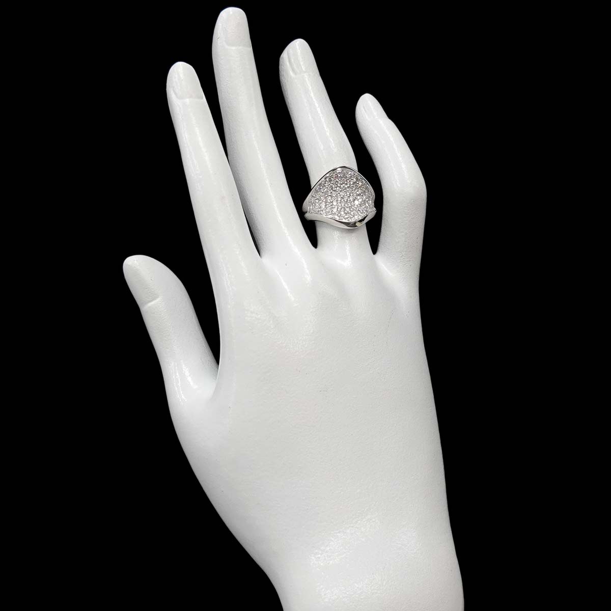 Diamond 1.54ct Ring Pt Platinum size6-6.25(US)