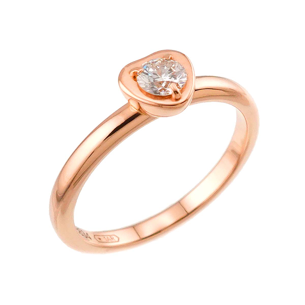 Diamants Legers Diamond Ring 18K PG 750 Size47 4(US)