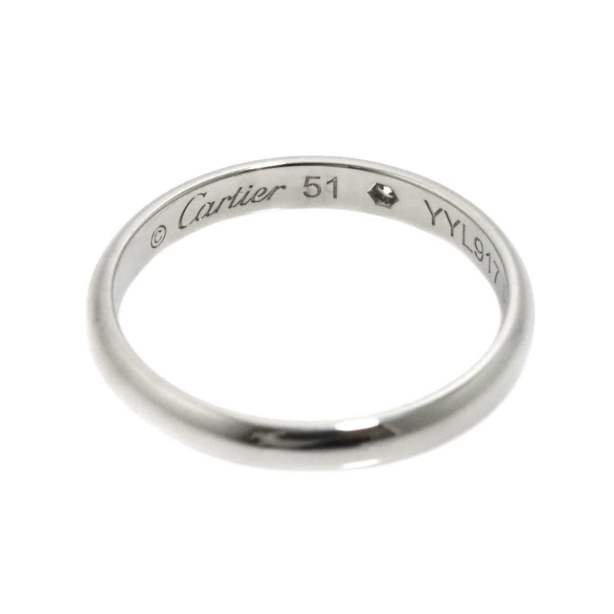 1895 Classic Diamond 1P Ring Pt Platinum size51 5.5-5.75(US)