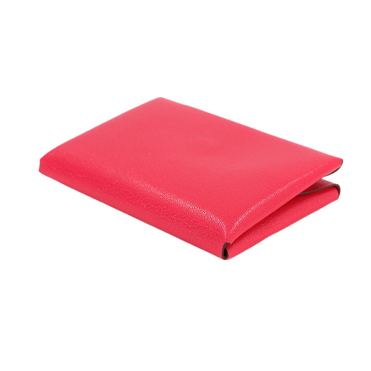 Calvi Duo Card Case Chevre Chamkila Rose Extreme