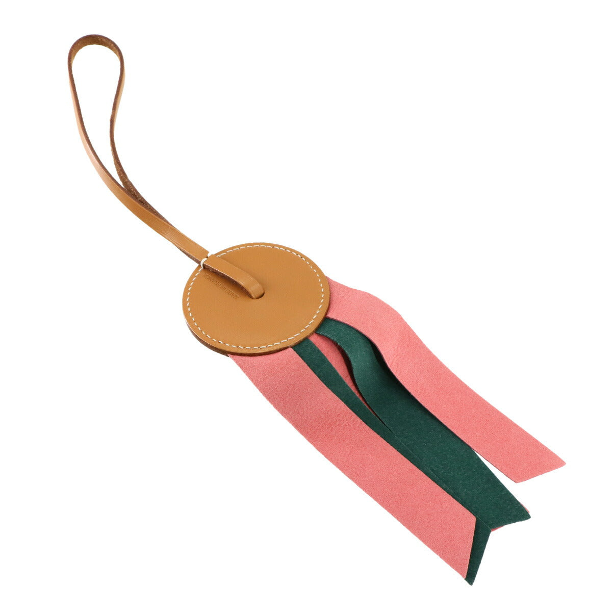 Paddock Flot Bag Charm Vache Hunter Agneau Milo Rose Azalee