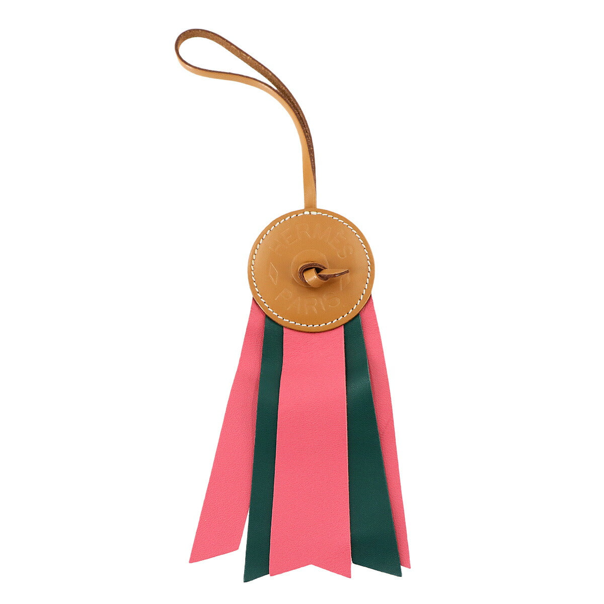 Paddock Flot Bag Charm Vache Hunter Agneau Milo Rose Azalee
