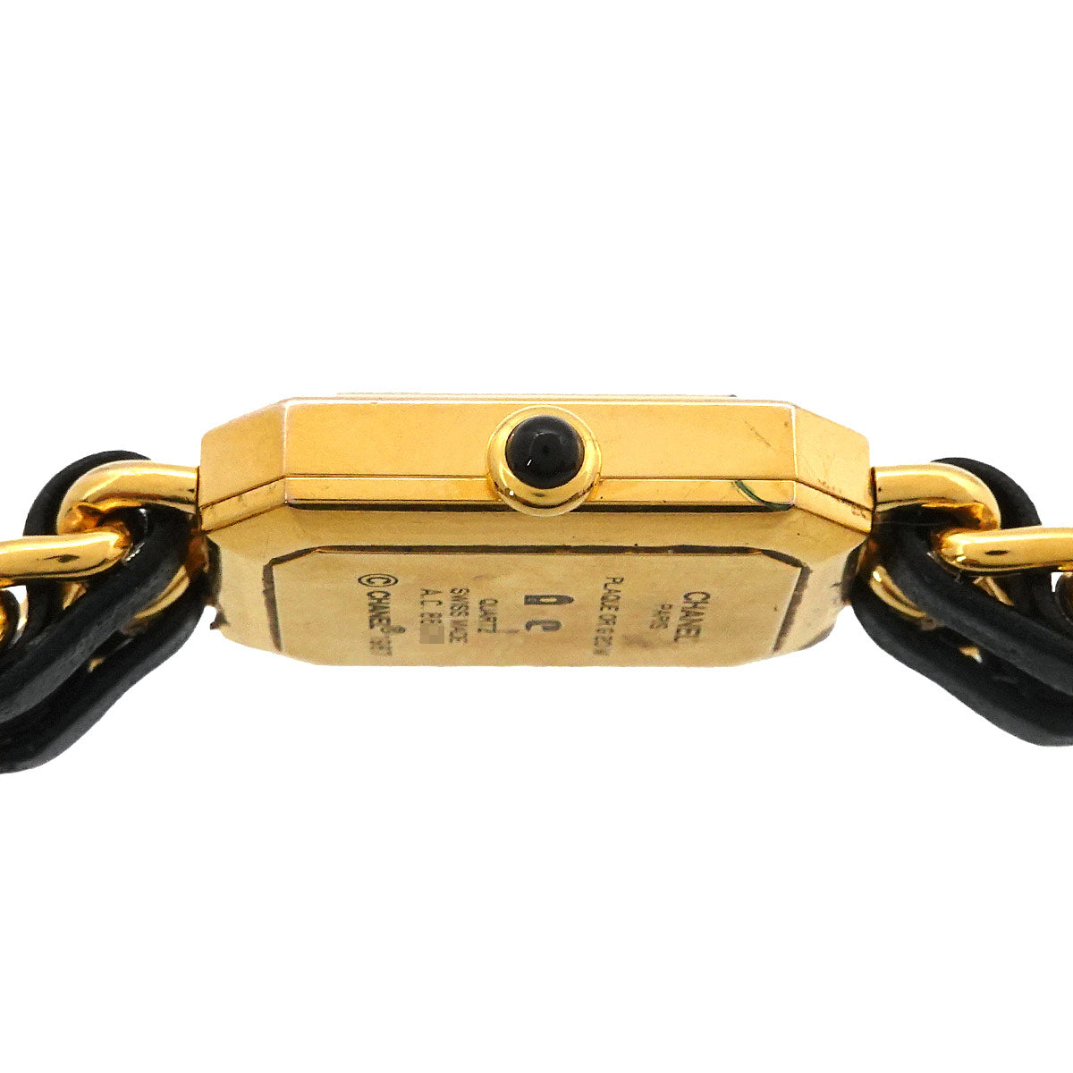 Premiere Size L H0001 Vintage Quartz Black Dial Ladies Watch